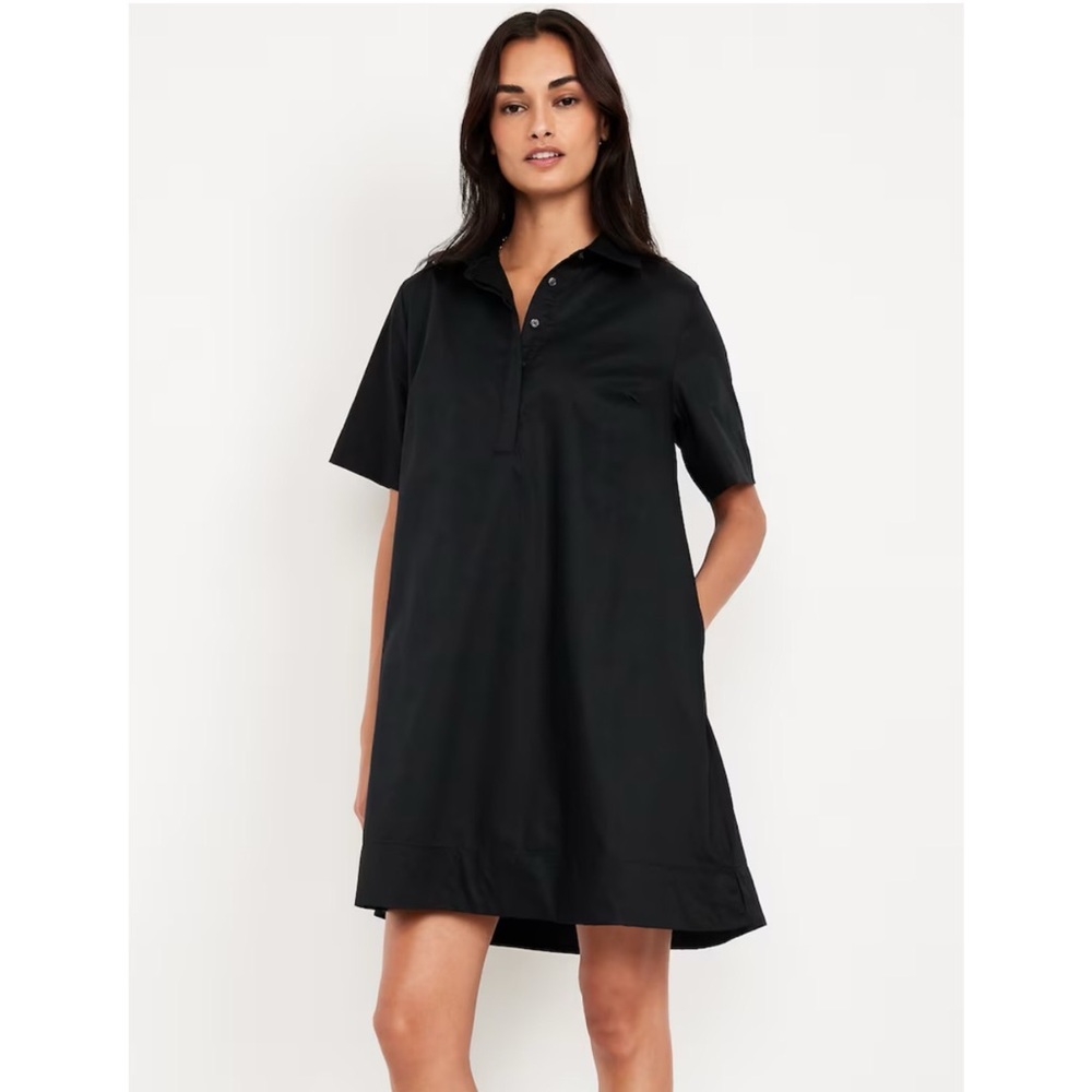 Old Navy Mini Swing Shirt Dress
